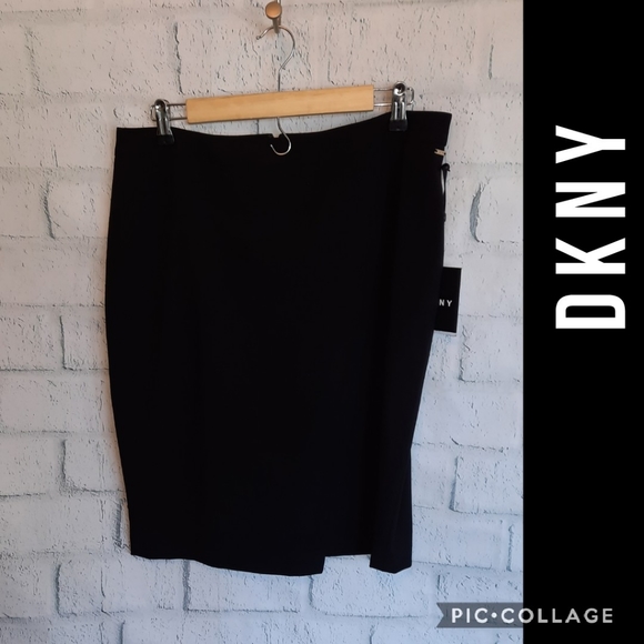 Dkny Dresses & Skirts - DKNY faux wrap dress skirt